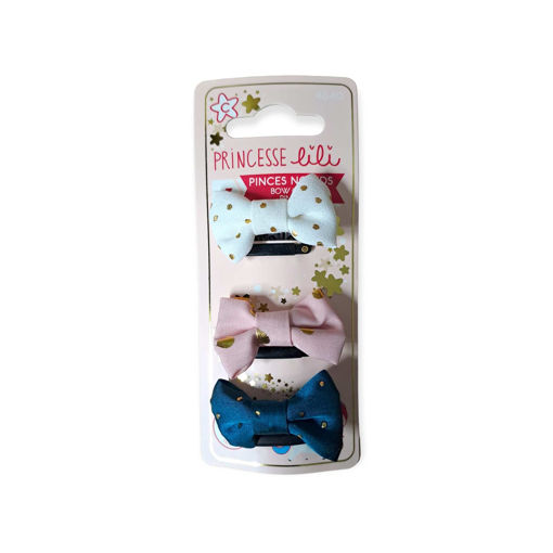 Picture of PRINCESSE LILI BOW BABY CLIPS X3